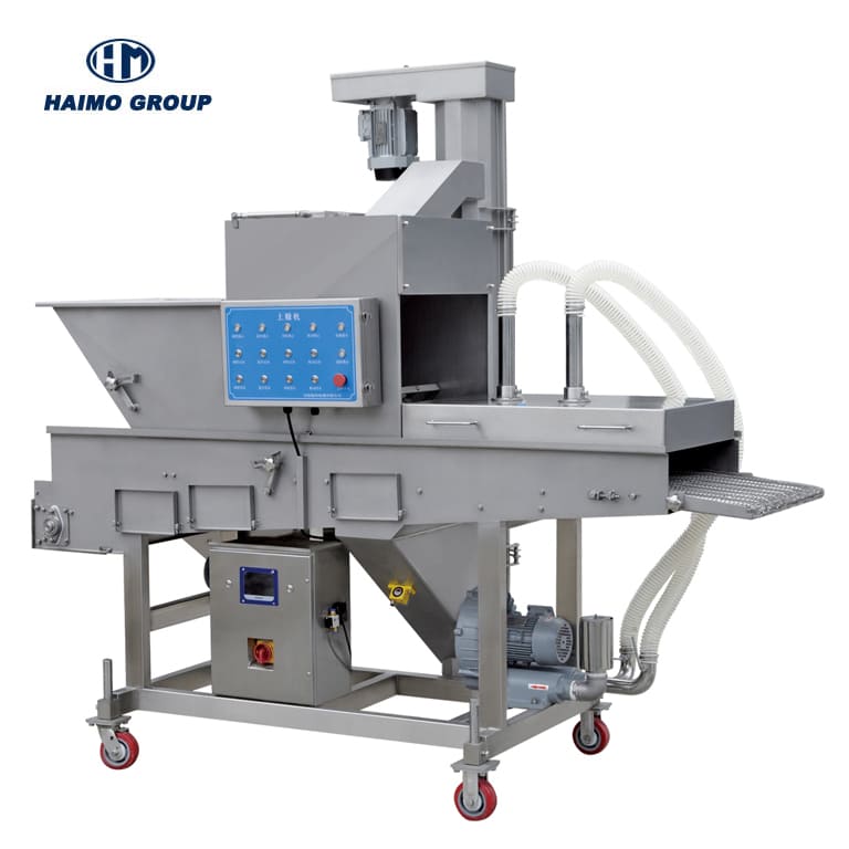 HMSK Series Automatic Bread Crumb Coating Machine – Top & Bottom Even Coating for Chicken, Beef,